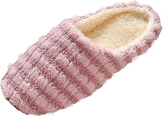 Women's Felt Slippers Comfortable Slippers Fluffy Barefoot Slippers Soft Sole House Slippers Quiet Non-Slip Home Slippers Warm Children's Slippers Winter Slippers