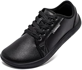HOBIBEAR Barefoot Shoes Women Mens Minimalist Fashion Trainers Zero Drop Sole Casual Shoes with Wide Toe Box Lightweight Comfortable All Black