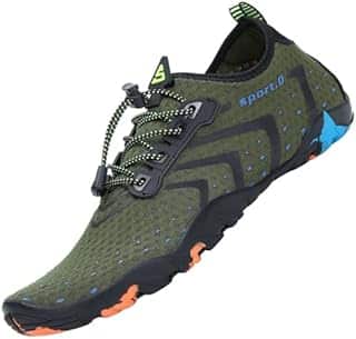 SAGUARO Water Shoes for Women Men Quick Drying Wet Beach Aqua Shoes for Swim Sea Surfing Diving Sailing Pool Green 44 EU/9.5 UK