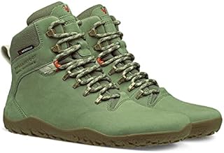 VIVOBAREFOOT Tracker II FG, Womens Leather Hiking Boot With Barefoot Firm Ground Sole and Thermal Protection