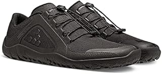 VIVOBAREFOOT Primus Trail II FG, Mens Recycled Off-Road Shoe with Barefoot Firm Ground Sole Obsidian